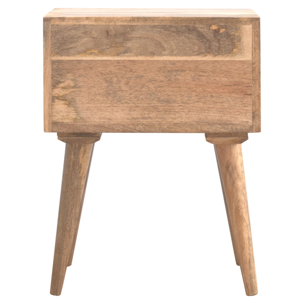 Artisan Furniture Artisan Bedside Table Mango Wood 2 Drawers Home - Bedside Table