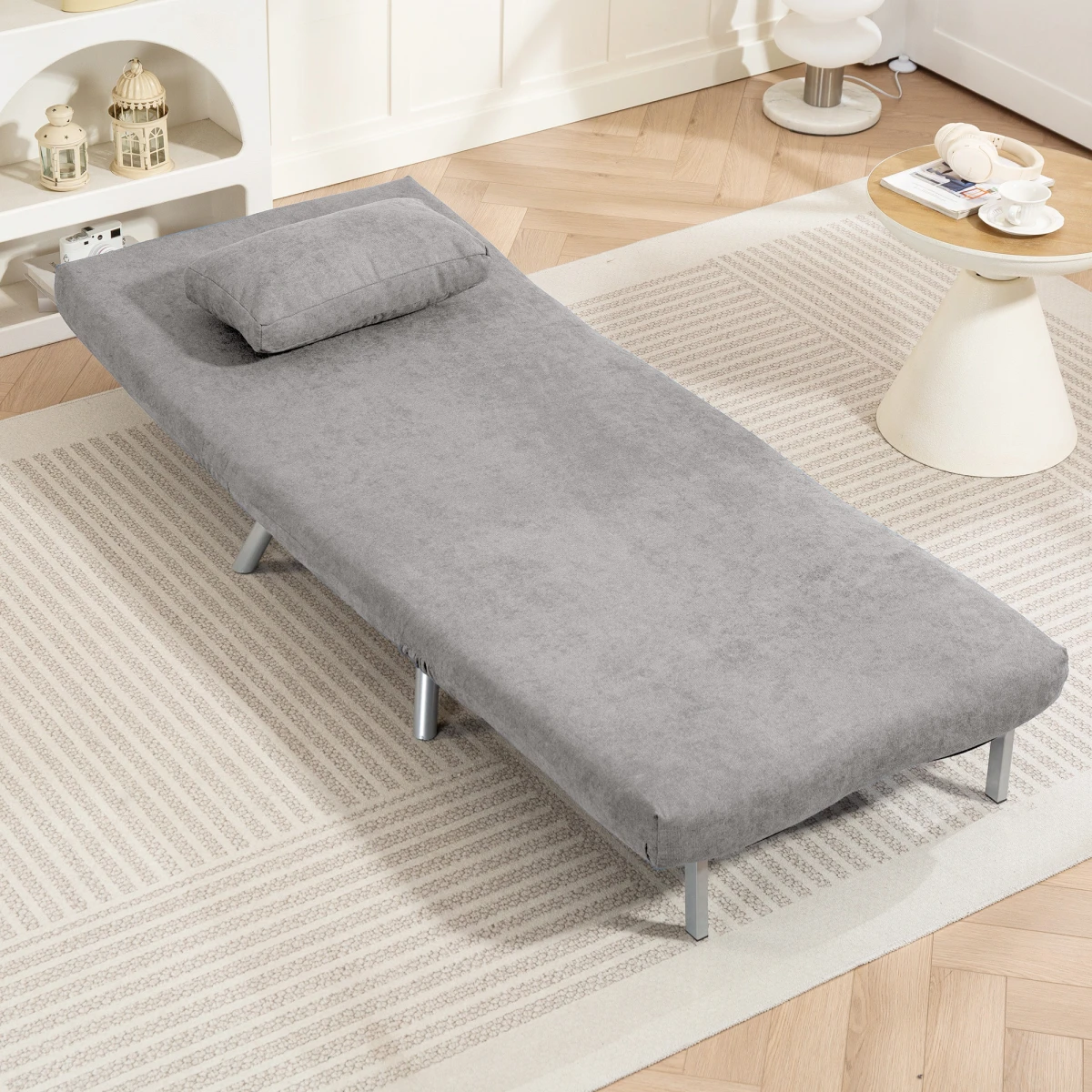 HOMCOM 2in1 Folding Sofa Bed Five Position Backrest by HOMCOM