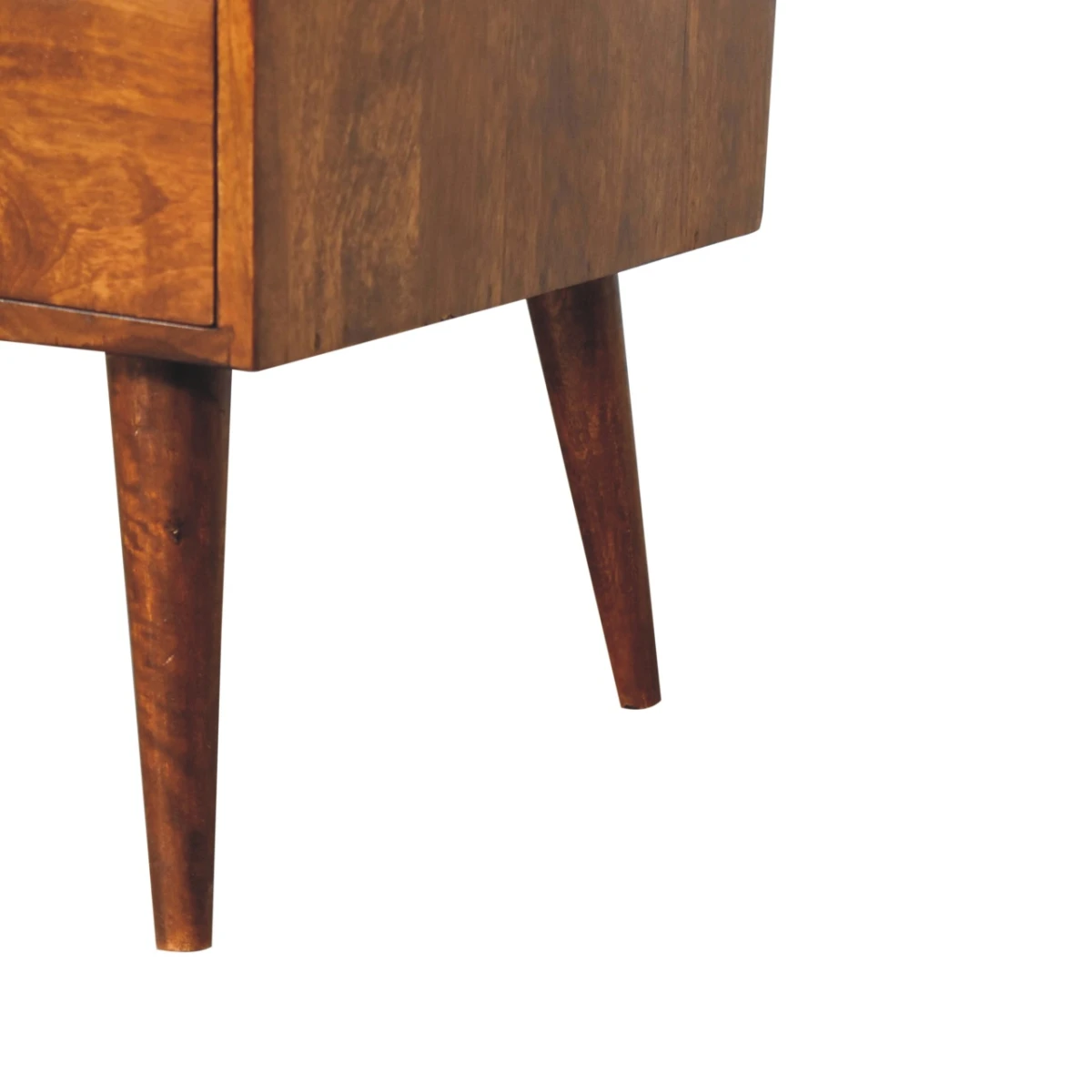 Artisan Media Unit Wide Chestnut Finish Elevated Legs TV by Artisan Furniture