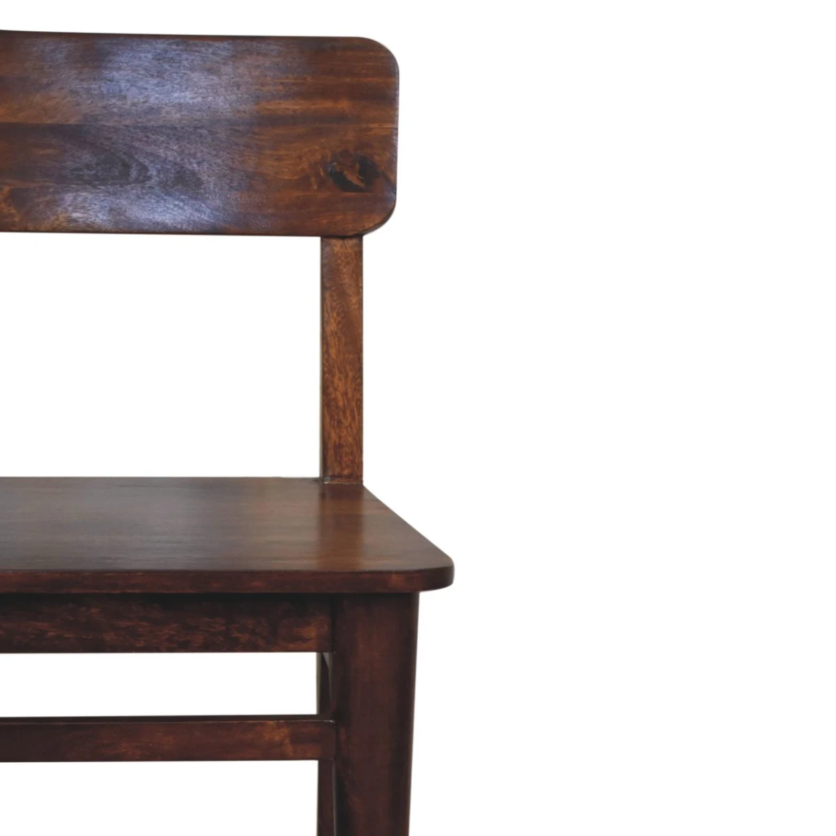 Artisan Mango Wood Dining Chair Dimensions Standard Chestnut Finish For Dining Rooms by Artisan Furniture