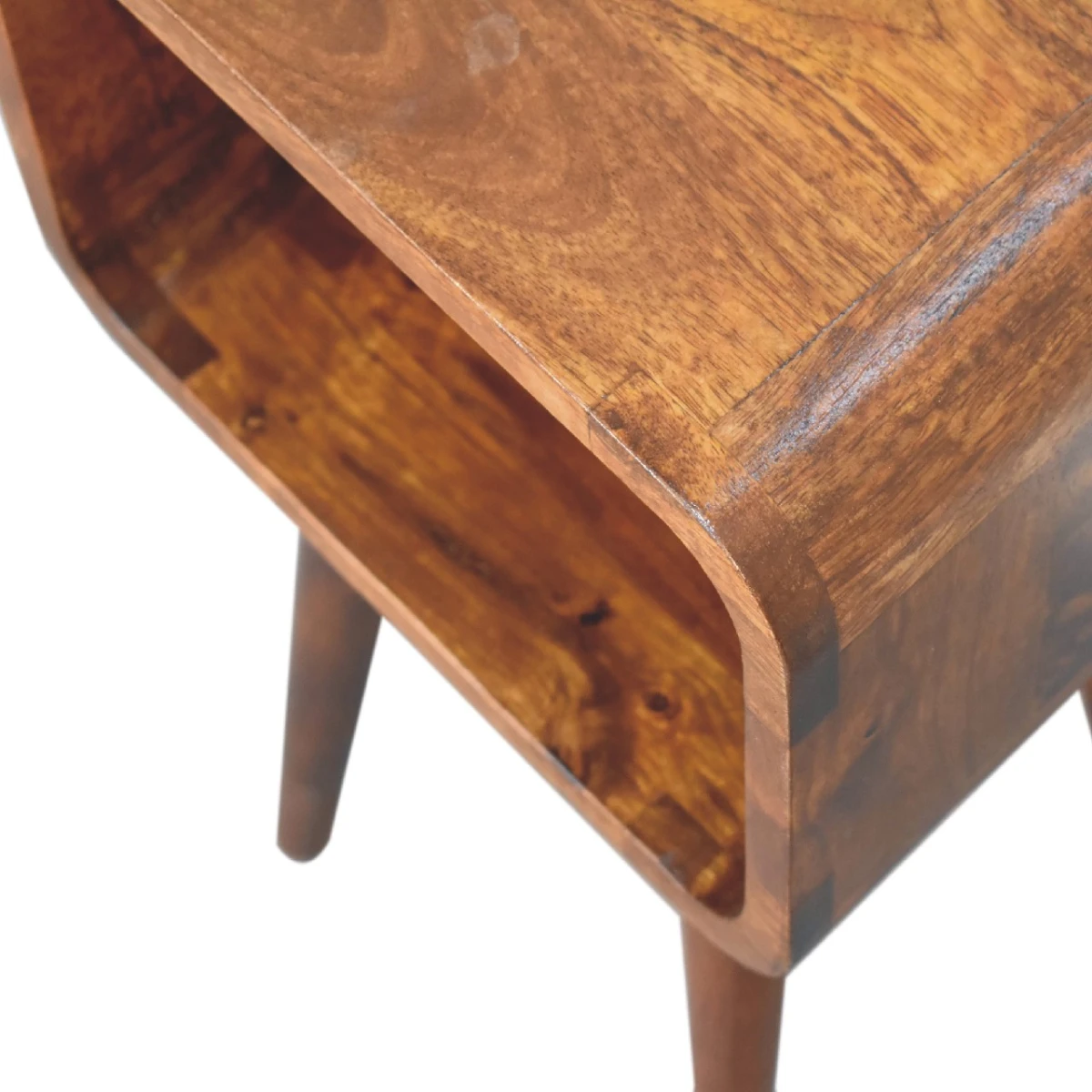 Artisan Furniture Artisan Bedside Table Compact Open Nightstand - Bedside Table