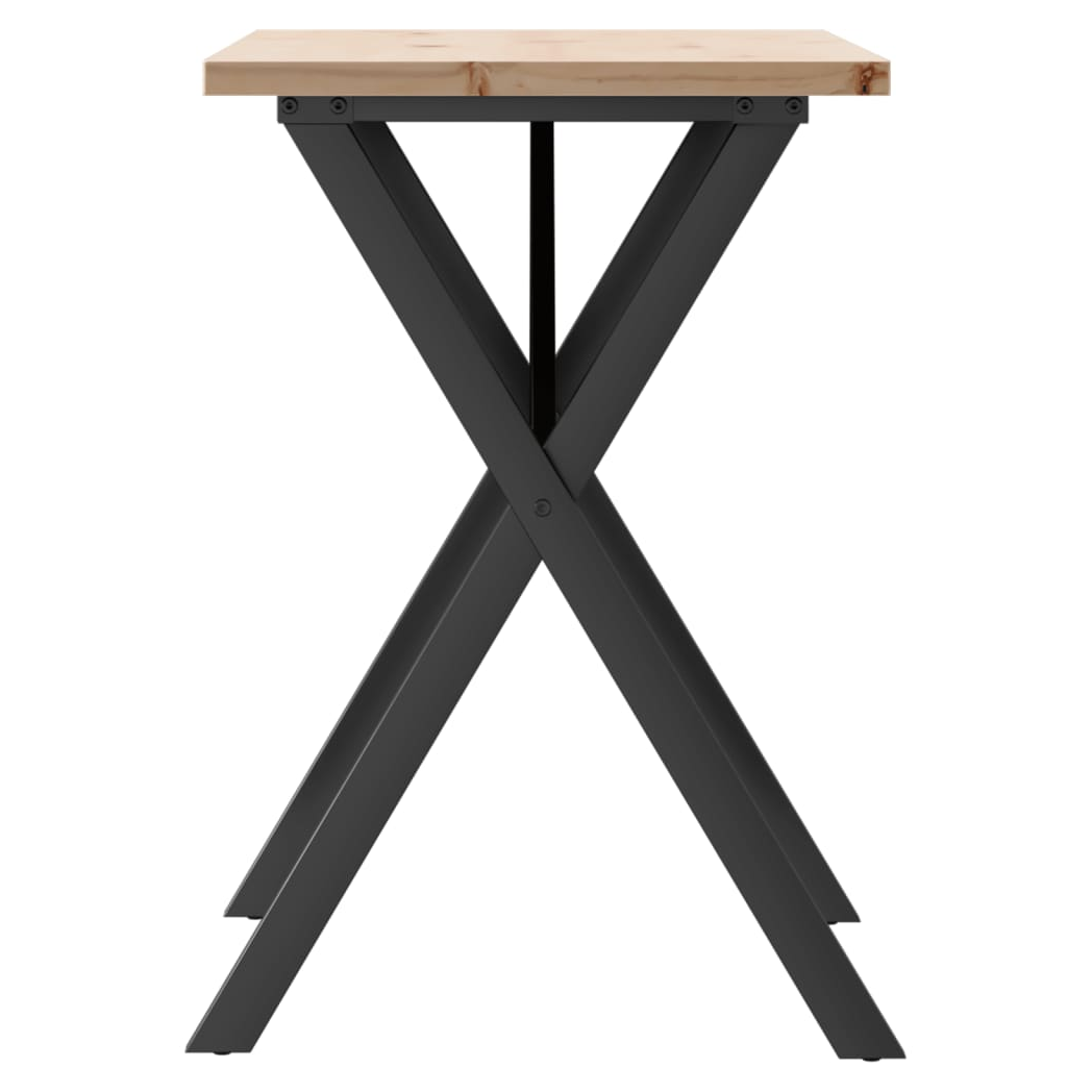 vidaXL vidaXL Dining Table 80x50x75.5 Xframe Pine Home - Dining Table