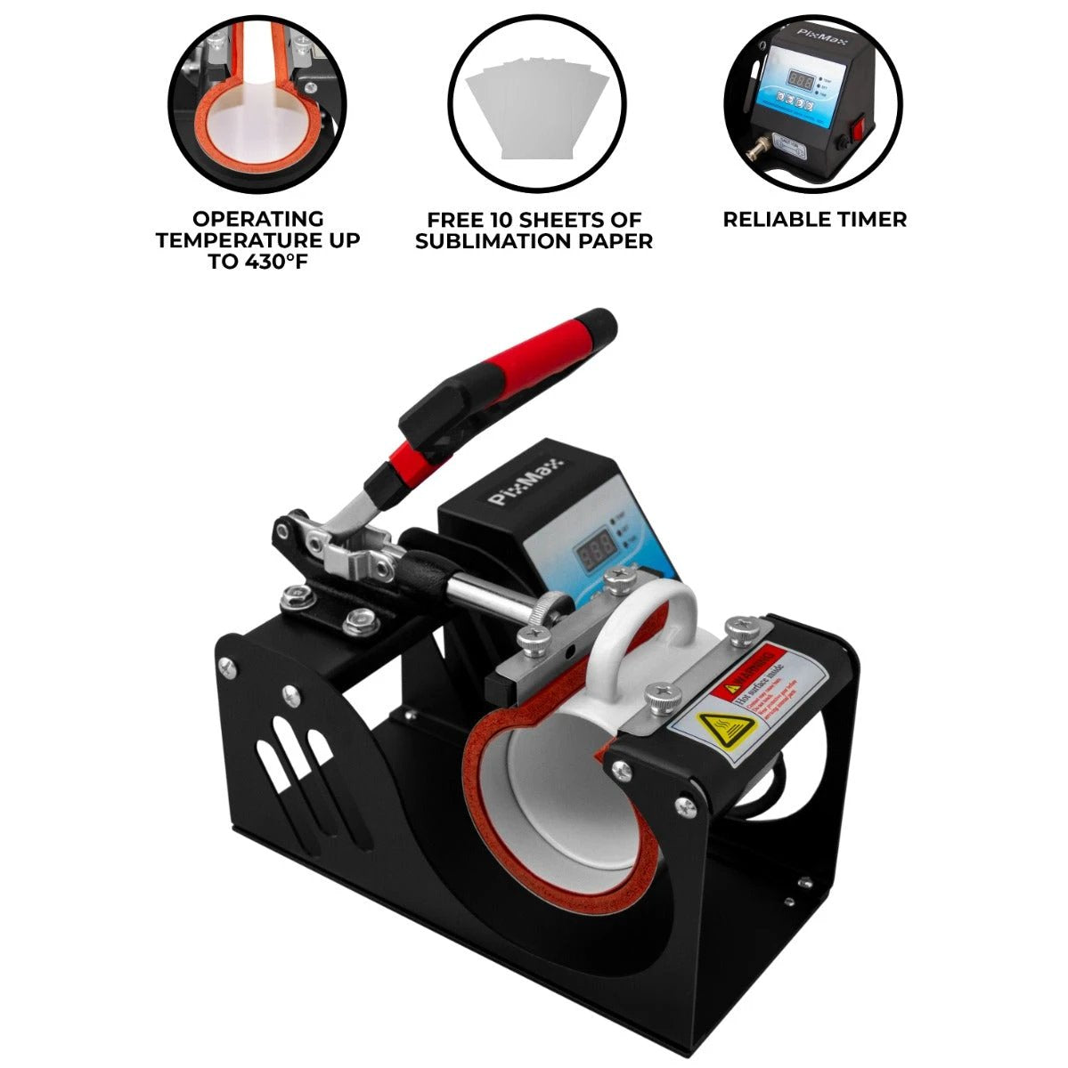 PixMax Sublimation Mug Press Machine by Monster Shop