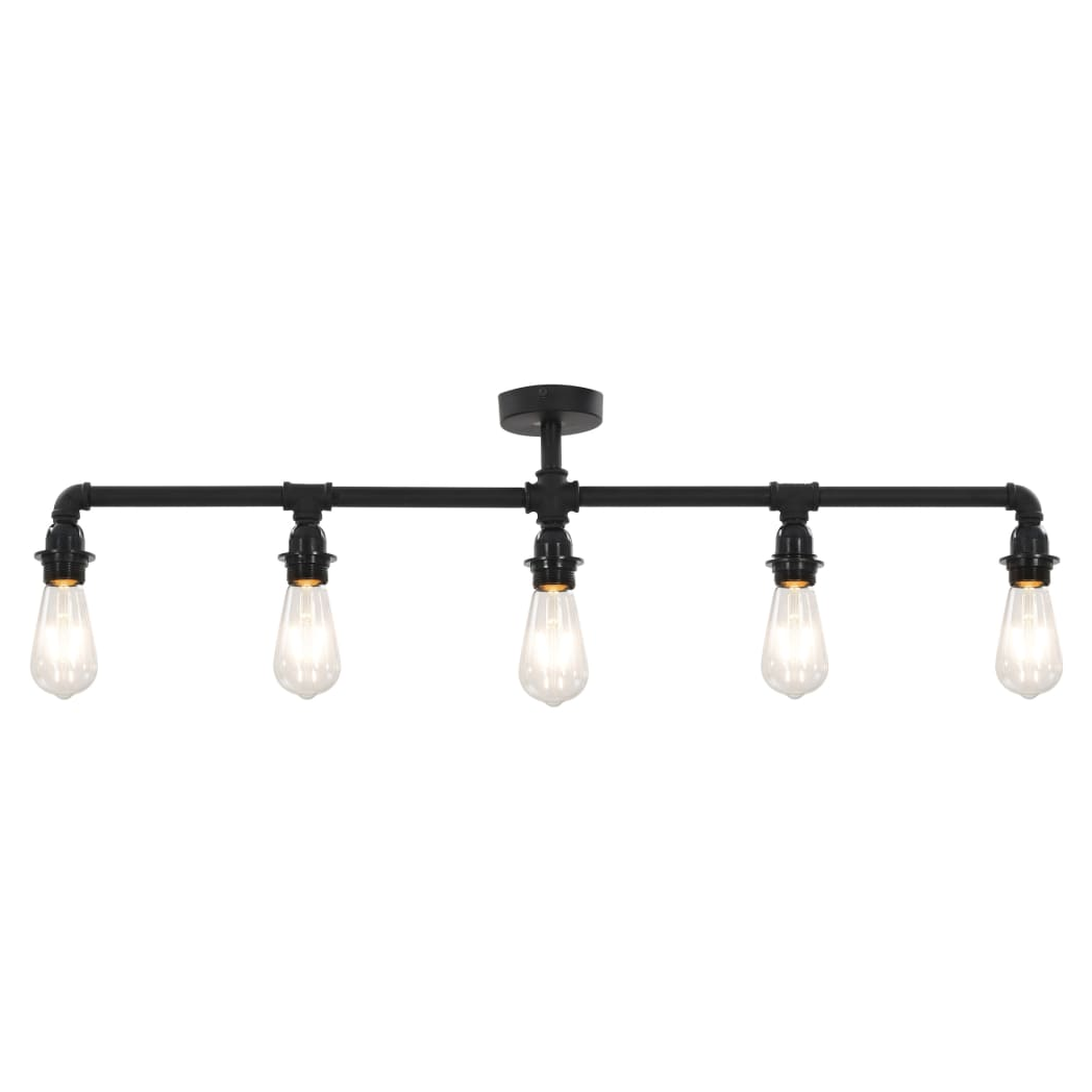 vidaXL VidaXL Ceiling Lamp FiveBulb E27 Steampunk Home - Ceiling Lights
