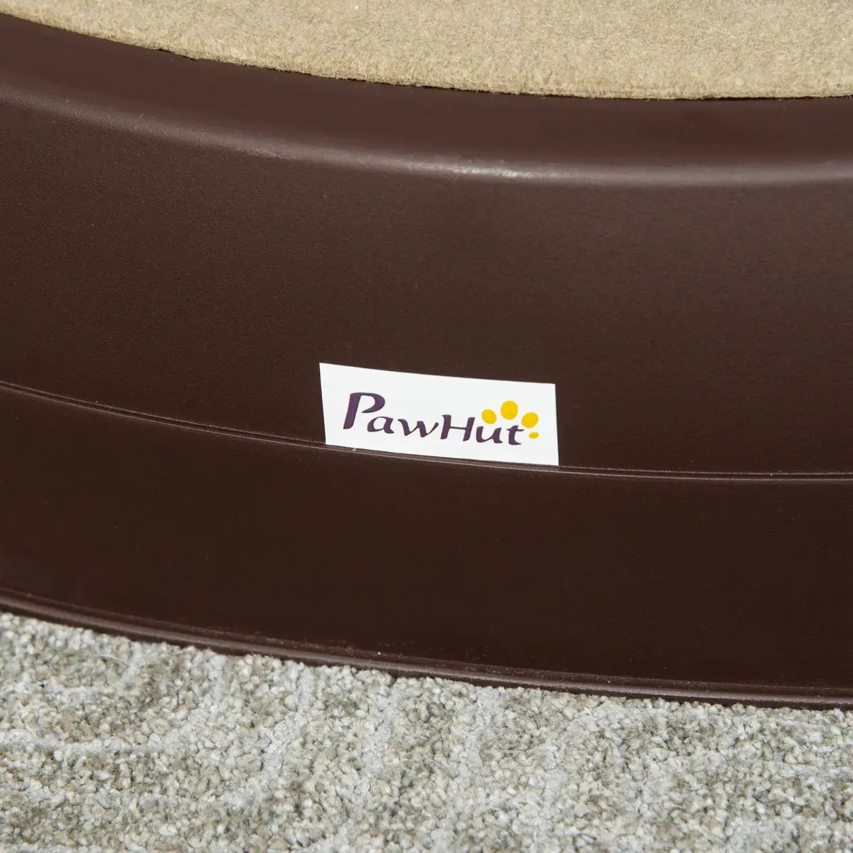 Unbranded Portable Dog Steps Non-slip Pet Stairs 3-Step Design for High Beds Sofas, Brown - Dog Steps