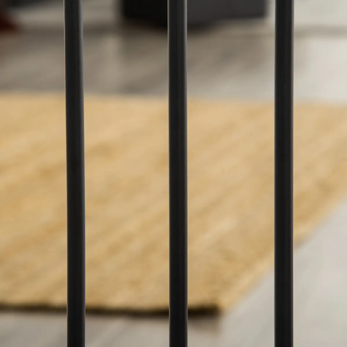 Unbranded Dog Gate Pet Safety Gate Cat Door Auto Close Pine Decor 74-80 cm Wide Pawhut - Pet Gate