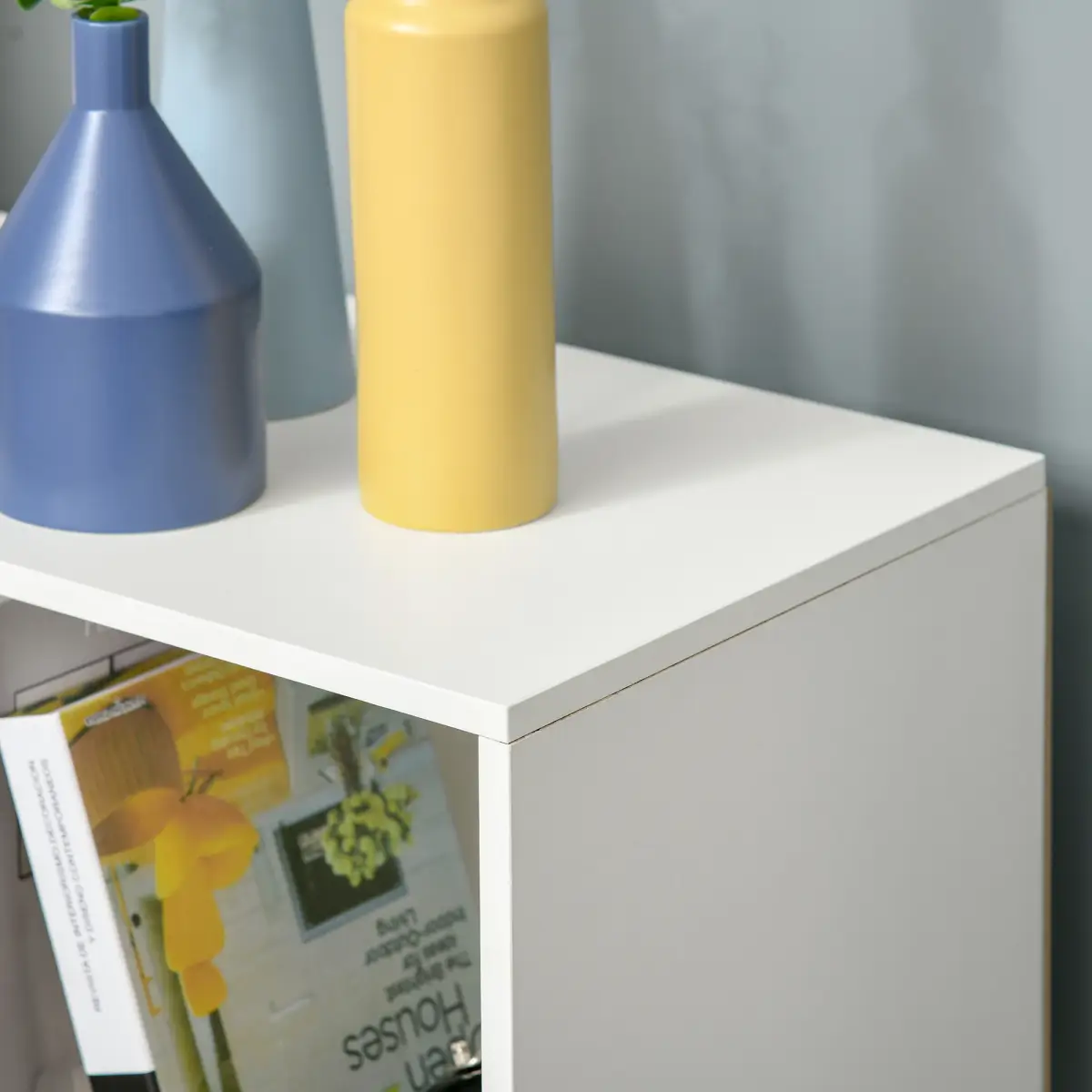 Unbranded 9 Cube Storage Cabinet Bookcase Bookshelf Home Office Shelf, White - Bookcase