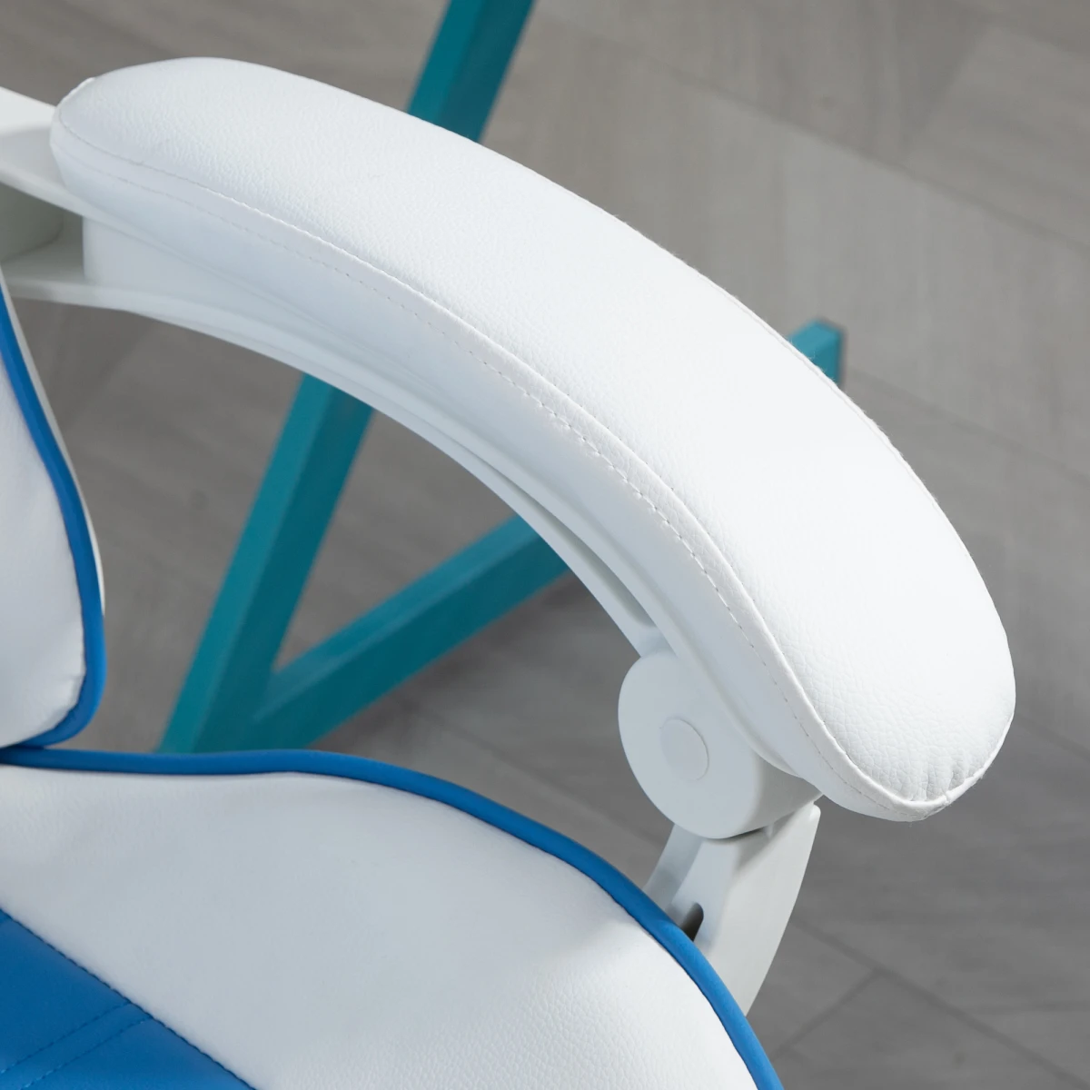 AIYAPLAY Vinsetto Racing Chair 44-52cm Footrest Rabbit Ears - Office Chair