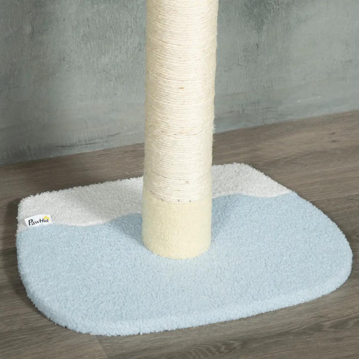 Unbranded 260cm Height Adjustable Floor-To-Ceiling Cat Tree w/ Anti-Slip Kit - Yellow - Cat Tree
