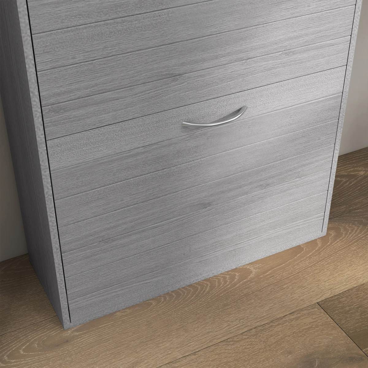 HOMCOM HOMCOM Slim Shoe Storage Cabinet with 3 Flip Drawers for 12 Pair of Shoes -