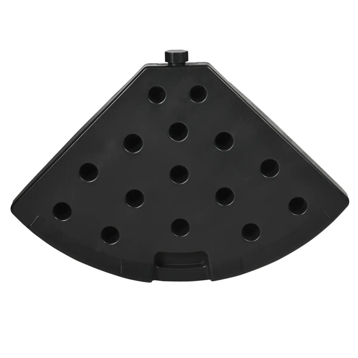 Outsunny Outsunny 4PCs Parasol Bases Umbrella Weights w/ Handles for Garden Patio, Black - Parasol