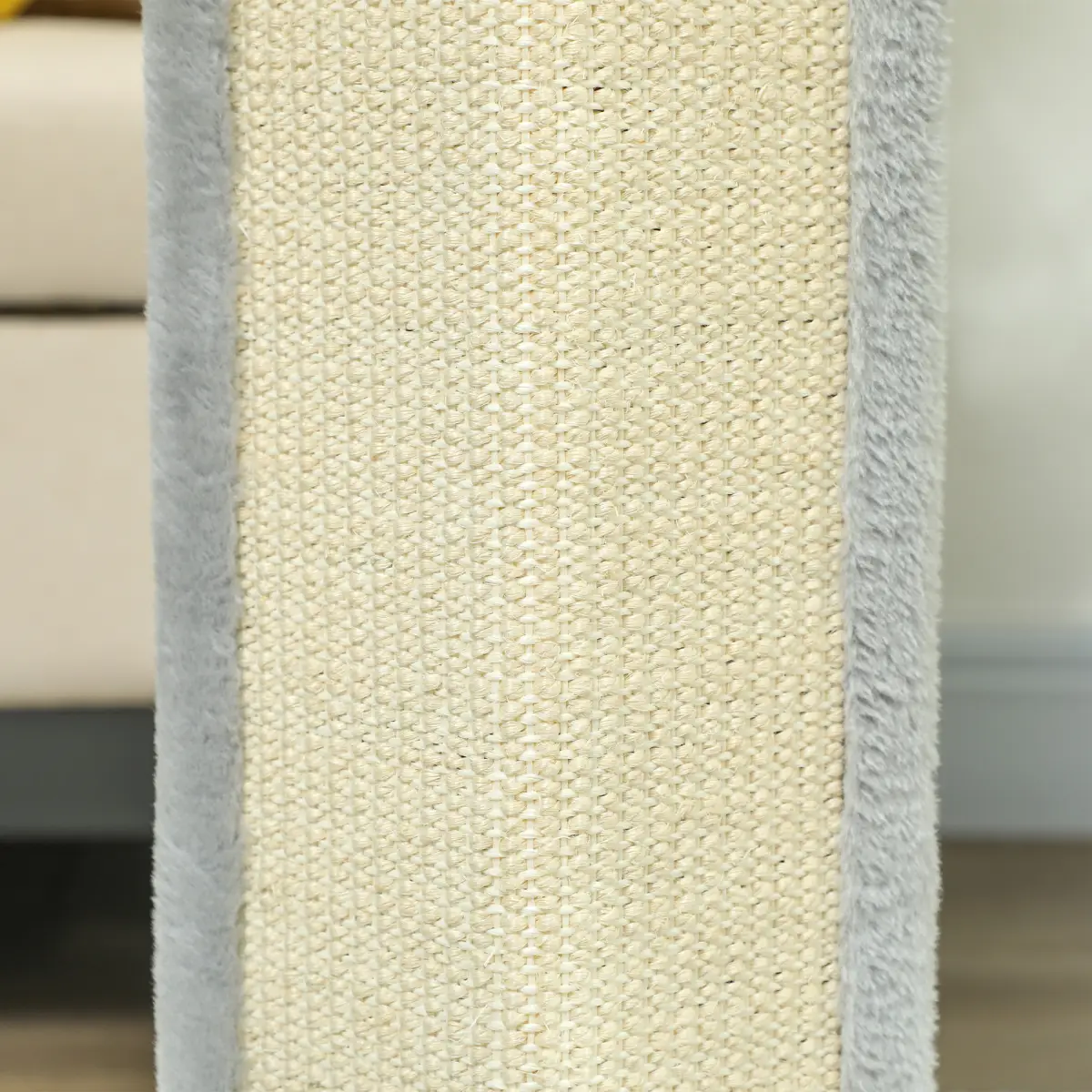 PawHut PawHut 56cm Corner Cat Scratching Post with Sisal Scratching Pad, Grey - Cat Tree