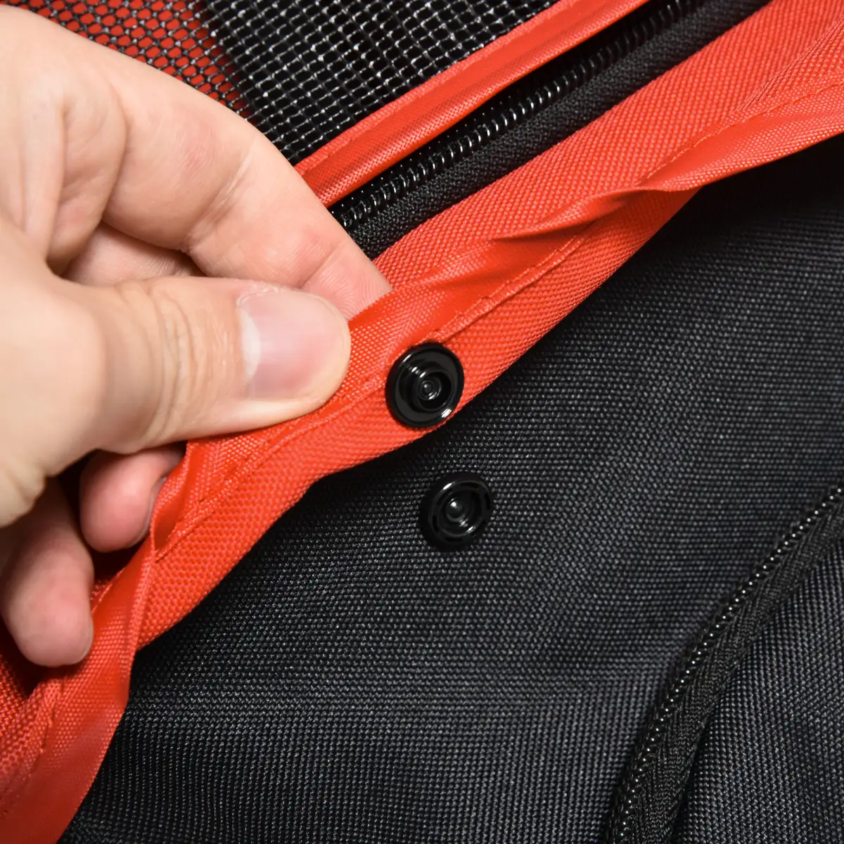 Unbranded Folding 3 Wheel Pet Stroller Travel Adjustable Canopy Storage Brake Red Pawhut - Pet Carrier