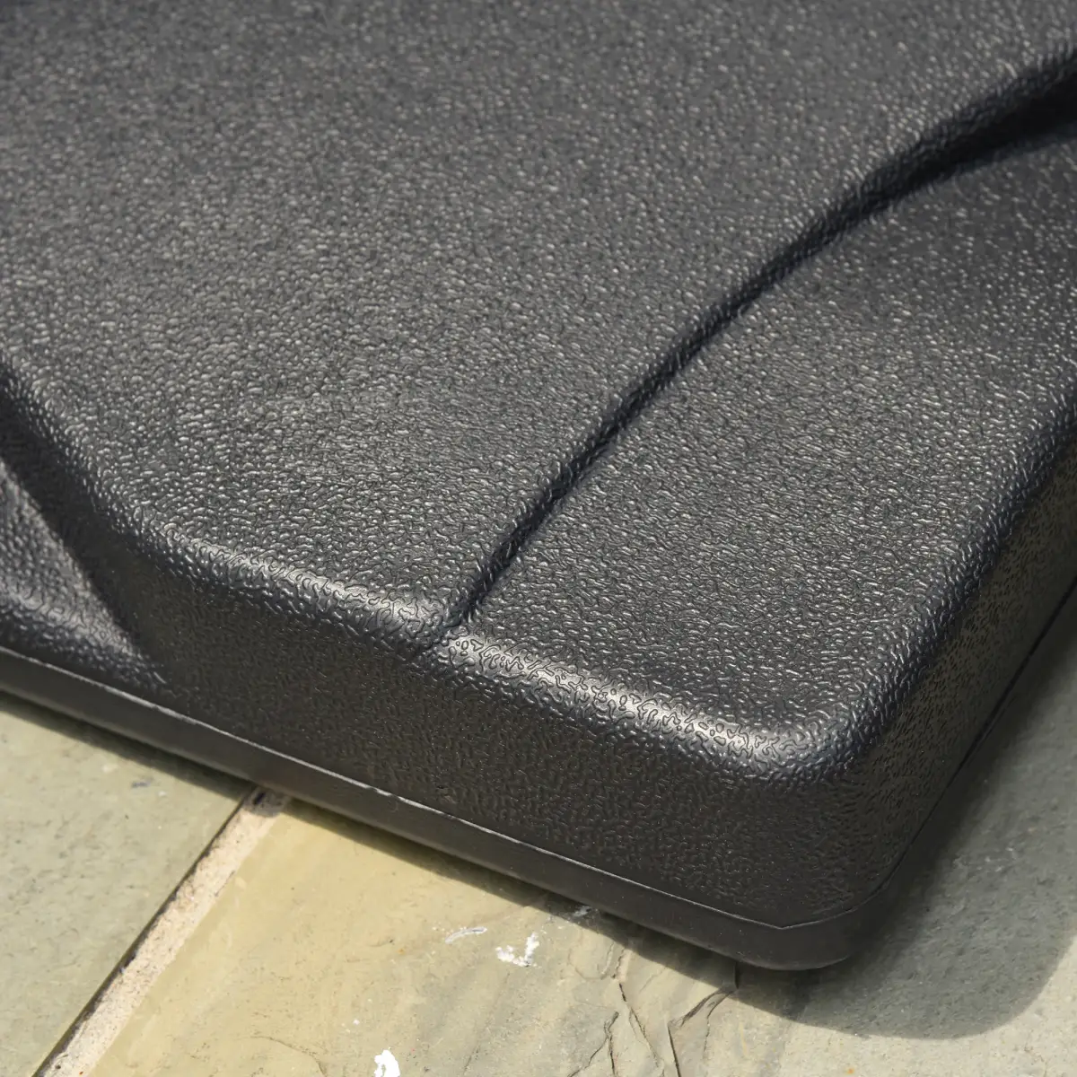 Outsunny Cement Outdoor Garden Square Parasol Base Black - Parasol
