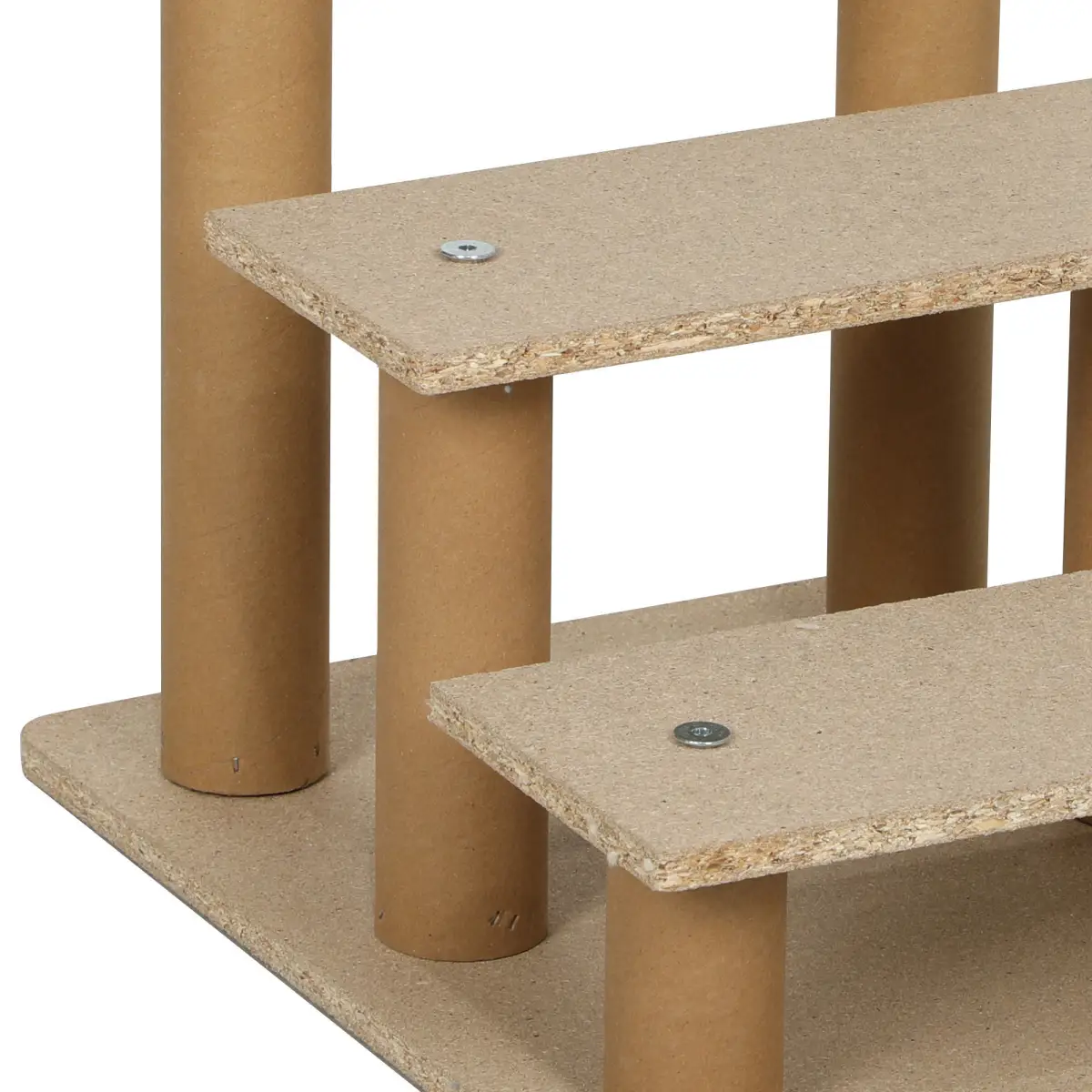 PawHut PawHut Three-Step Portable Dog Stairs with Washable Plush Cover, for Small Pets - Dog Steps