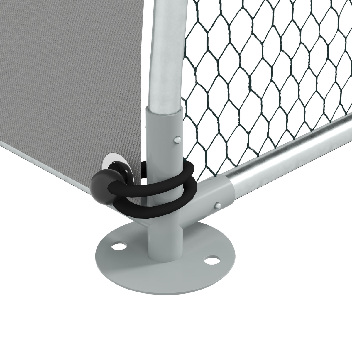 PawHut Walk-In Chicken Run with Cover, for 4-6 Chickens, 3 x 1.9 x 2.2m - from PawHut