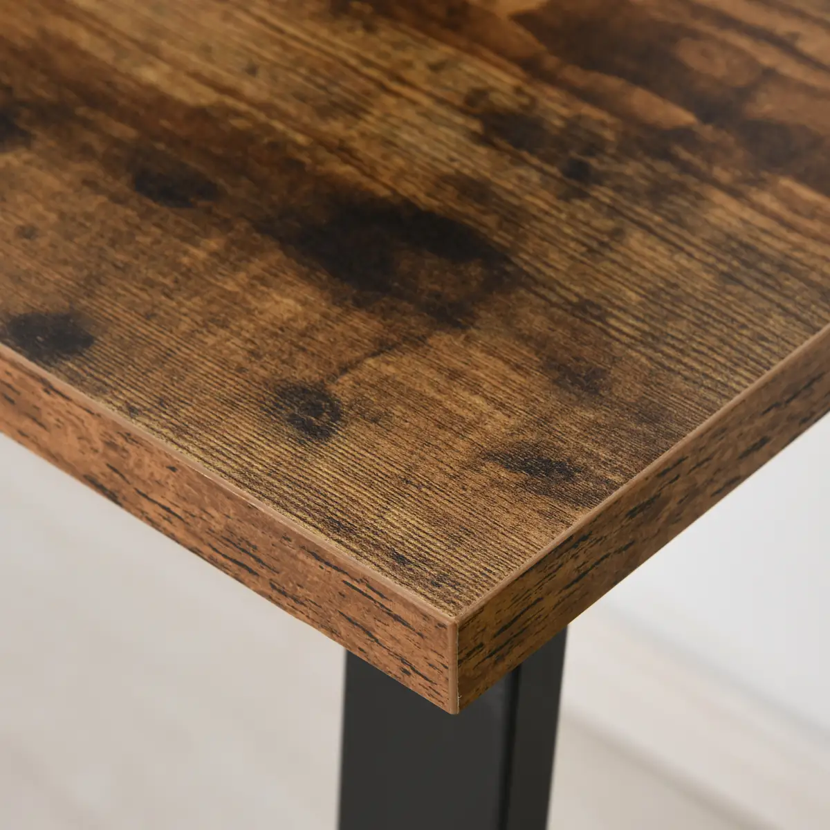 HOMCOM Writing Desk Workstation Center Laptop Table Industrial Design - Desk