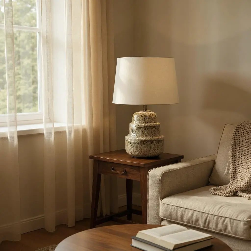 MSL 39CM LAMP AND SHADE - Lamp
