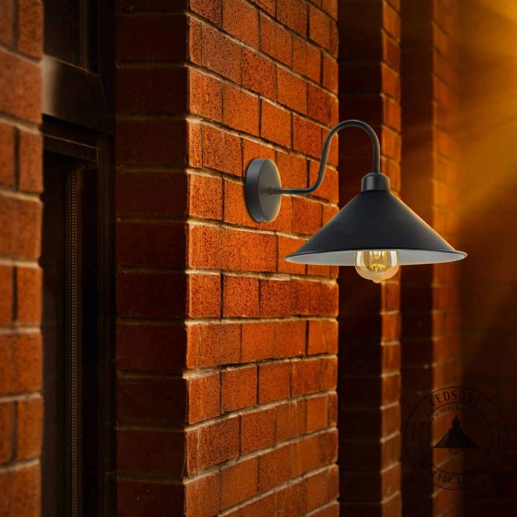 Un-branded Premium Wall Sconce Compact Swan Neck Cone Shade Hallway - Wall Lights