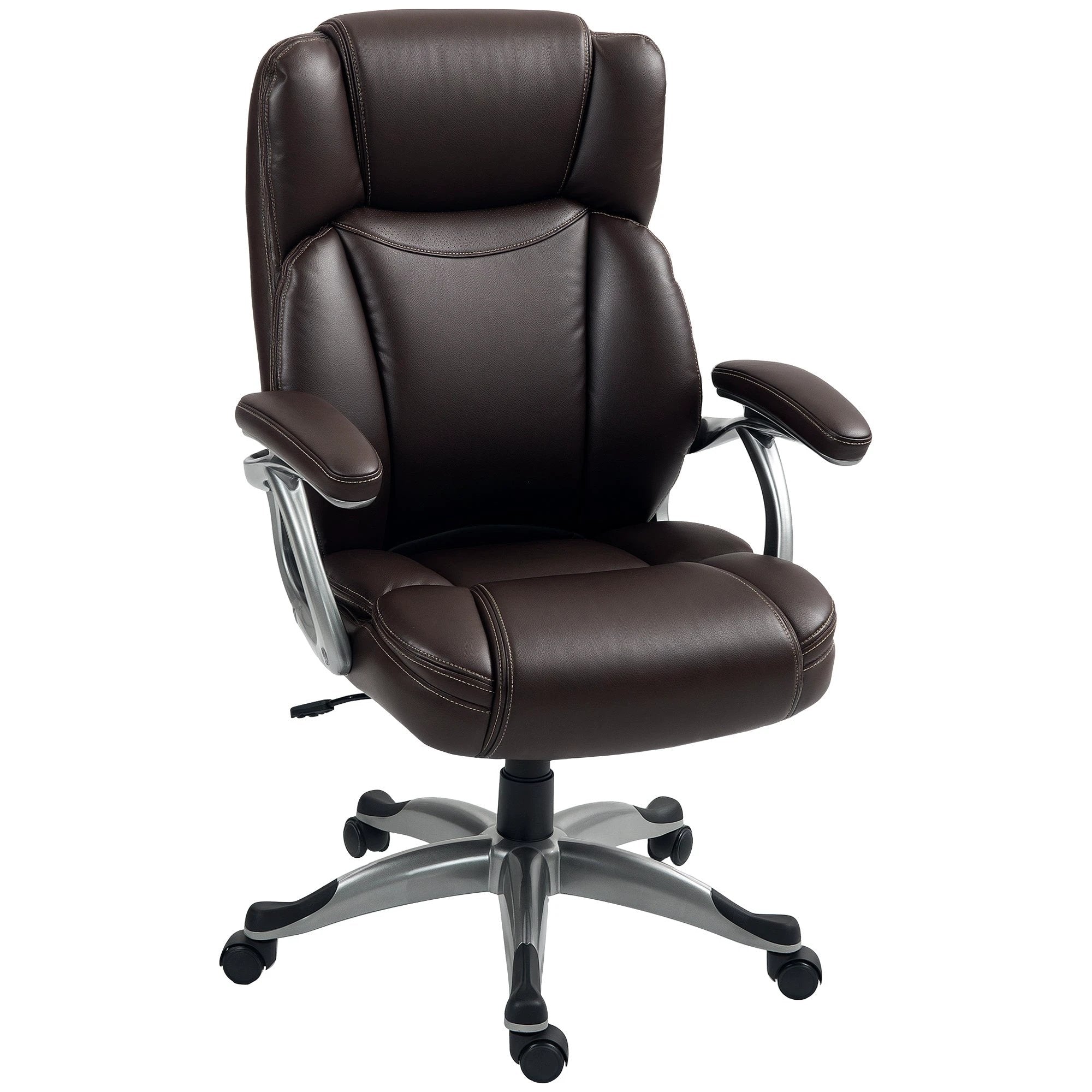 HOMCOM Tilting Executive Office Chair, PU Leather Desk Chair by HOMCOM