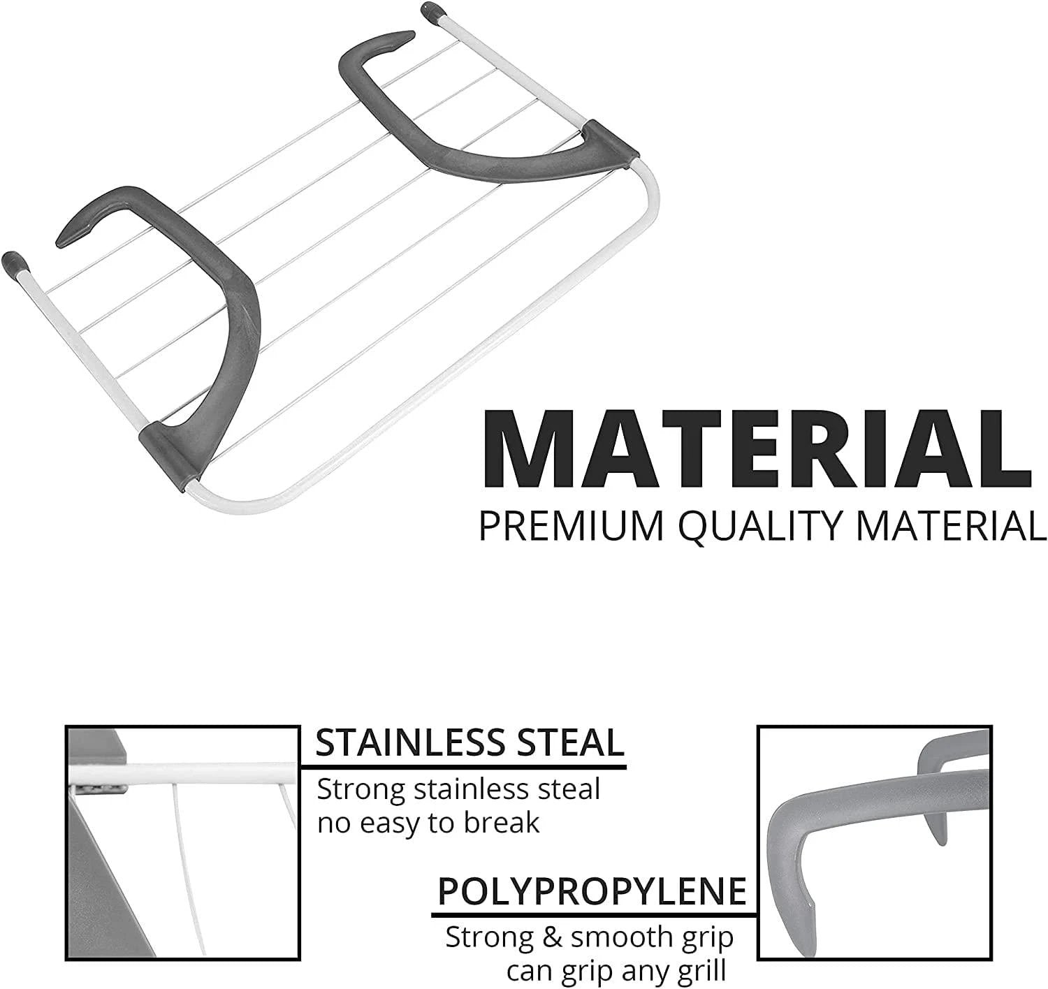 Sturdy Radiator Airer 5 Arm Adjustable Laundry - Radiator