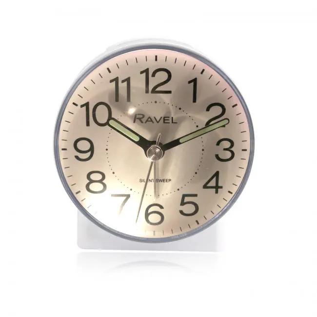 Ravel Ravel Round Mid Sized Bedside Quartz Alarm Clock RC039.4 - Clock