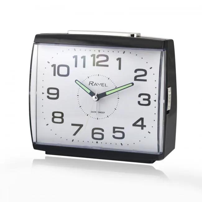 Ravel Ravel Large Square Retro Bedside Quartz Alarm Clock RC037.3 - Clock