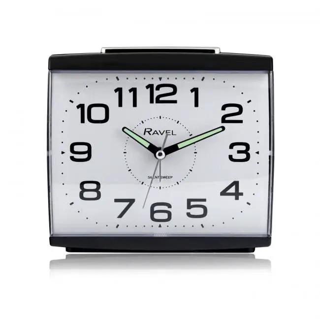 Ravel Ravel Large Square Retro Bedside Quartz Alarm Clock RC037.3 - Clock