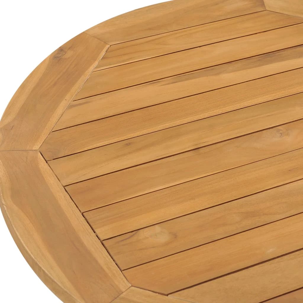 vidaXL vidaXL Garden Dining Table Ø90x75 cm Solid Teak Wood - Garden Table