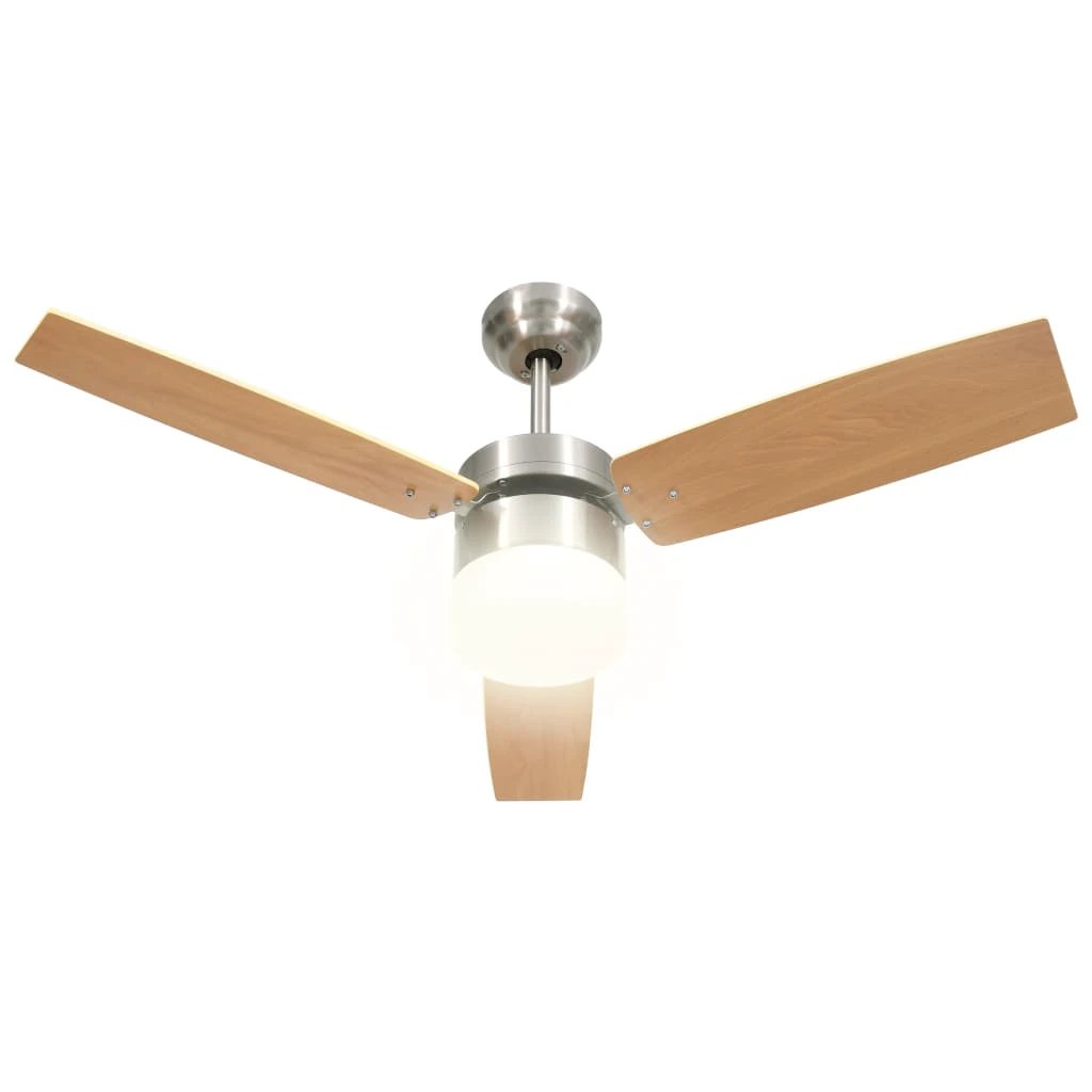 vidaXL Ceiling Fan 108 cm Light Remote LivingRoom by vidaXL