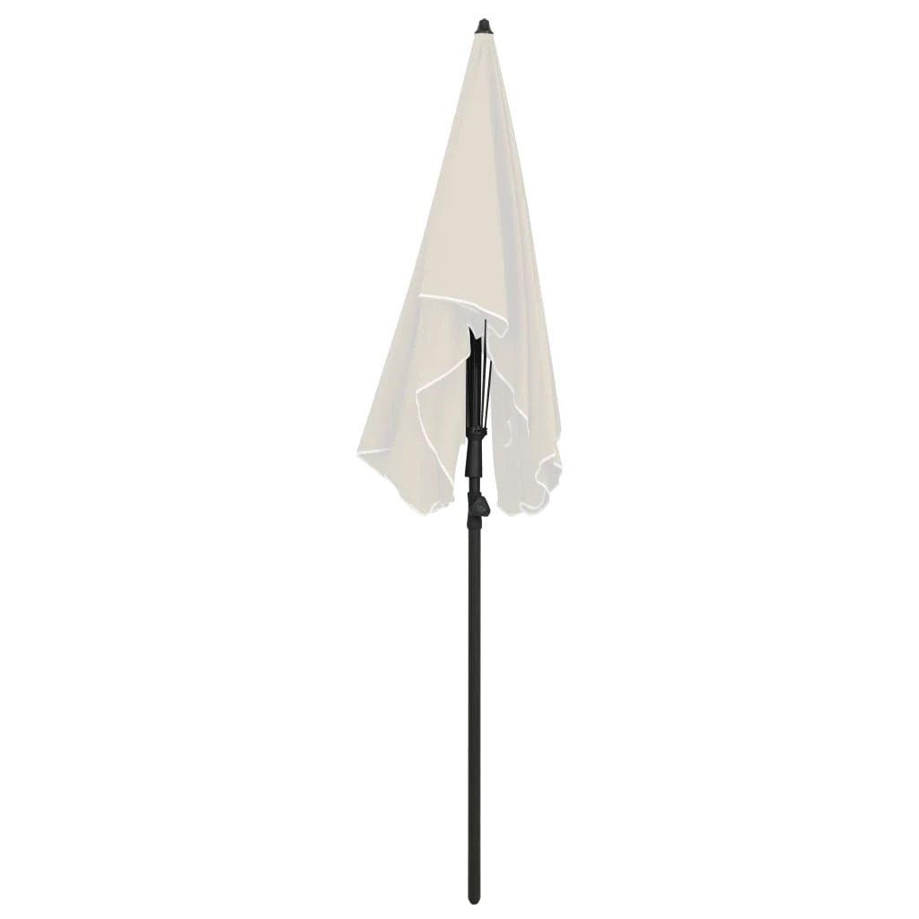 vidaXL vidaXL Garden Parasol with Pole 200x130 cm Sand - Parasol