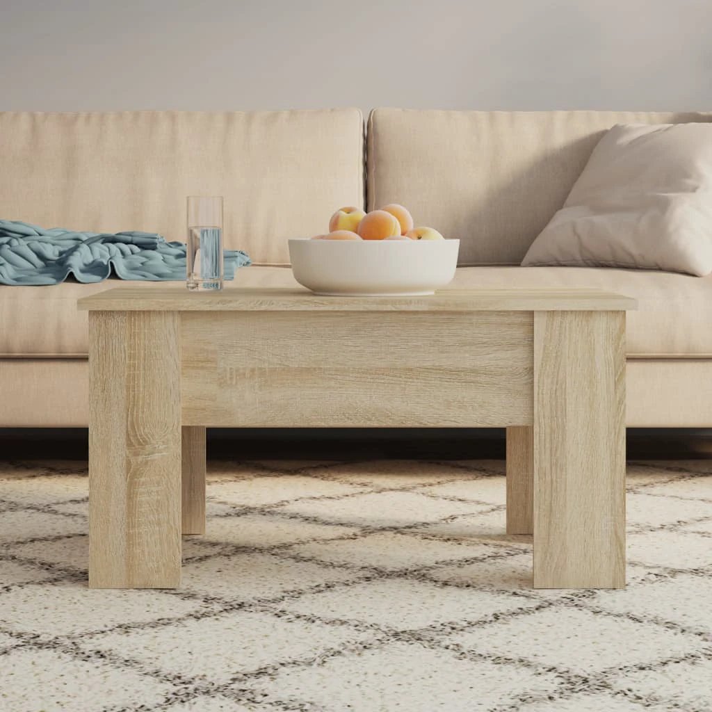 vidaXL VidaXL Coffee Table 79x49x41 cm Lift Top With Hidden Storage For Modern Living Room - Coffee Table