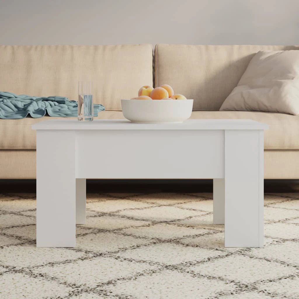 vidaXL VidaXL Coffee Table 79x49x41 cm Lift Top With Hidden Storage For Modern Living Room - Coffee Table