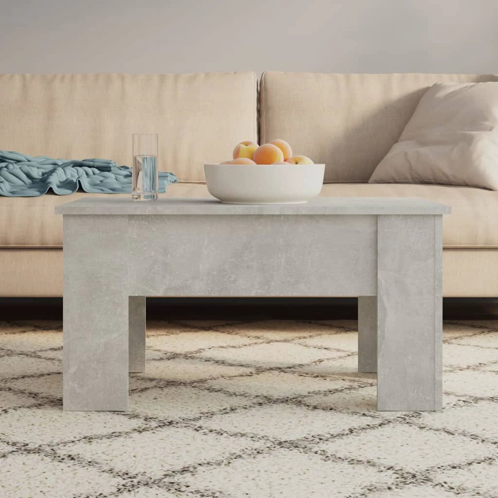 vidaXL VidaXL Coffee Table 79x49x41 cm Lift Top With Hidden Storage For Modern Living Room - Coffee Table