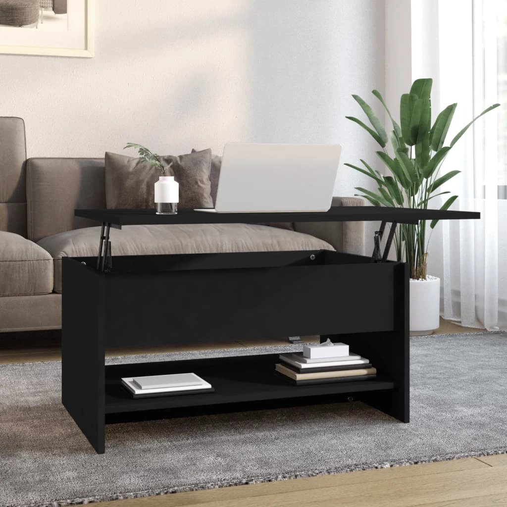vidaXL VidaXL Coffee Table 80x50x40 cm Smoked Oak Engineered Wood With Storage Drawer For Living Room - Coffee Table