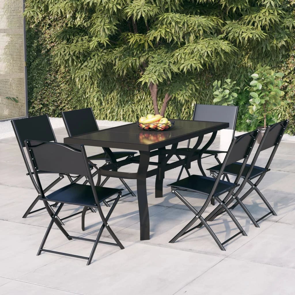 vidaXL VidaXL 7 Piece Garden Dining Set Large Weatherproof Patio - Garden Set