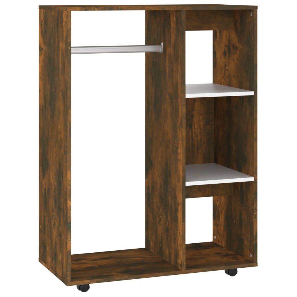vidaXL vidaXL Wardrobe Smoked Oak 80x40x110 cm Engineered Wood - Wardrobe