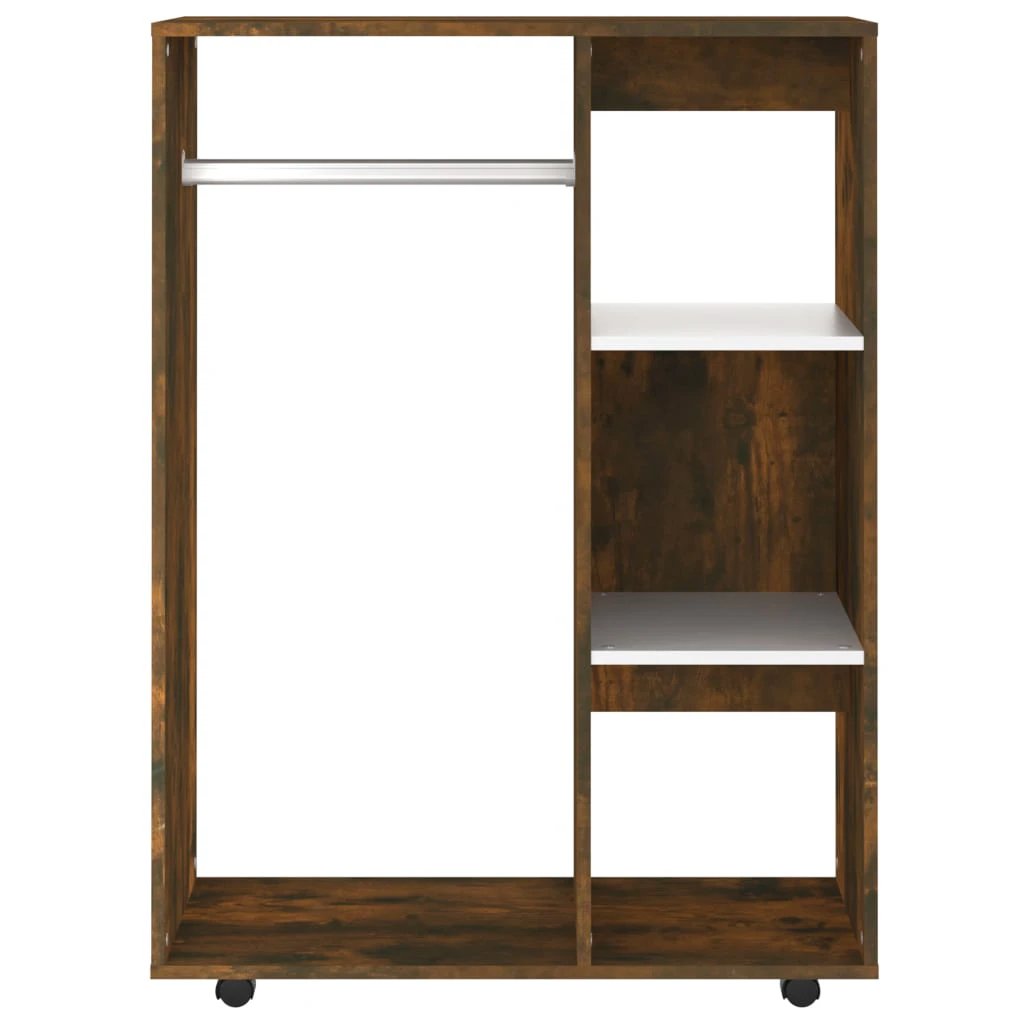 vidaXL vidaXL Wardrobe Smoked Oak 80x40x110 cm Engineered Wood - Wardrobe