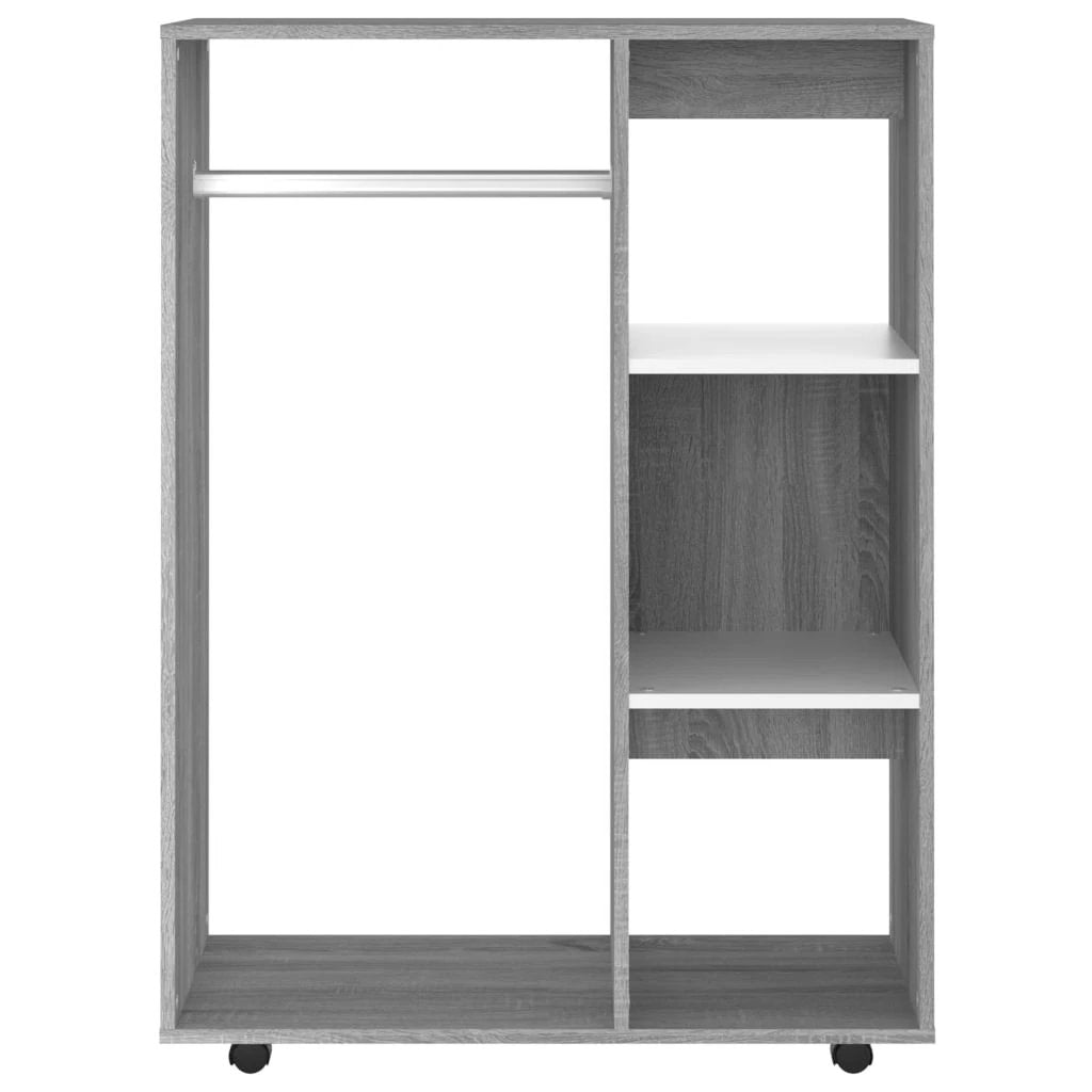 vidaXL vidaXL Wardrobe Smoked Oak 80x40x110 cm Engineered Wood - Wardrobe