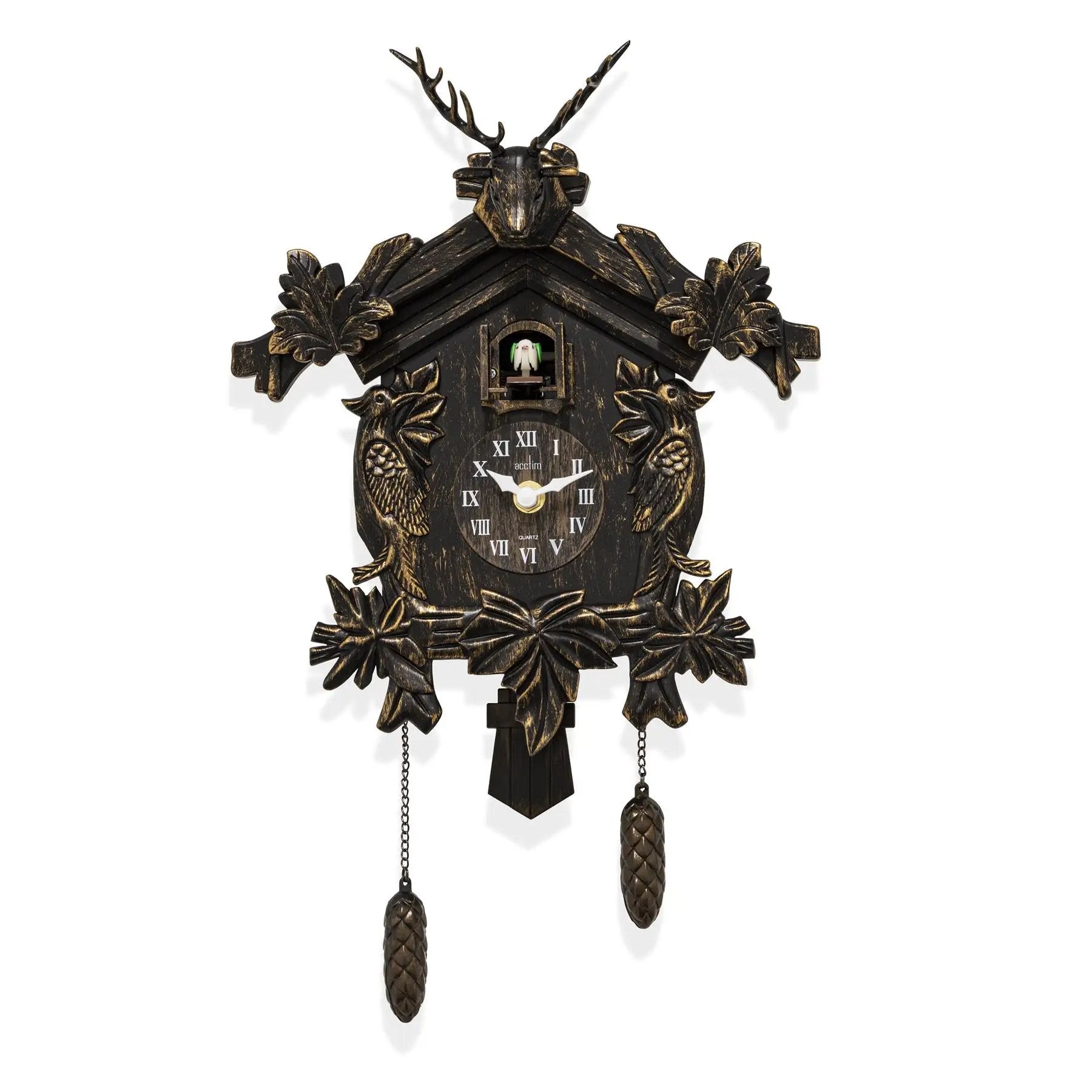 Acctim Acctim Lindau Antique Bronze Pendulum Cuckoo Clock 28368 - Clock