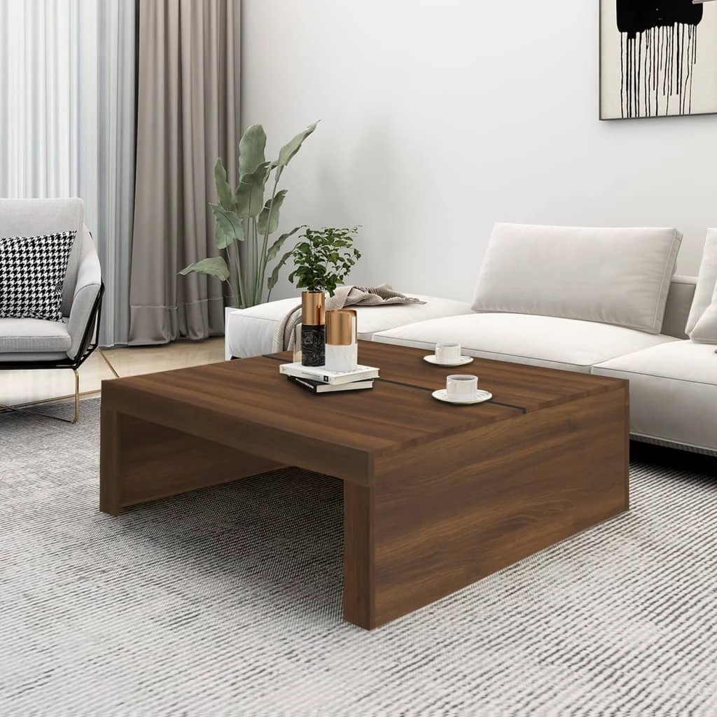 VidaXL Coffee Table 100x100x35 cm Engineered Wood by vidaXL