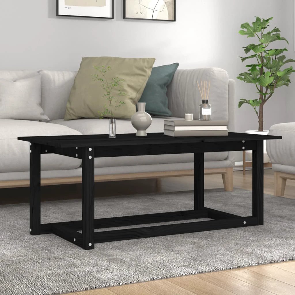 VidaXL Coffee Table 110x55x45 Pine Wood by vidaXL