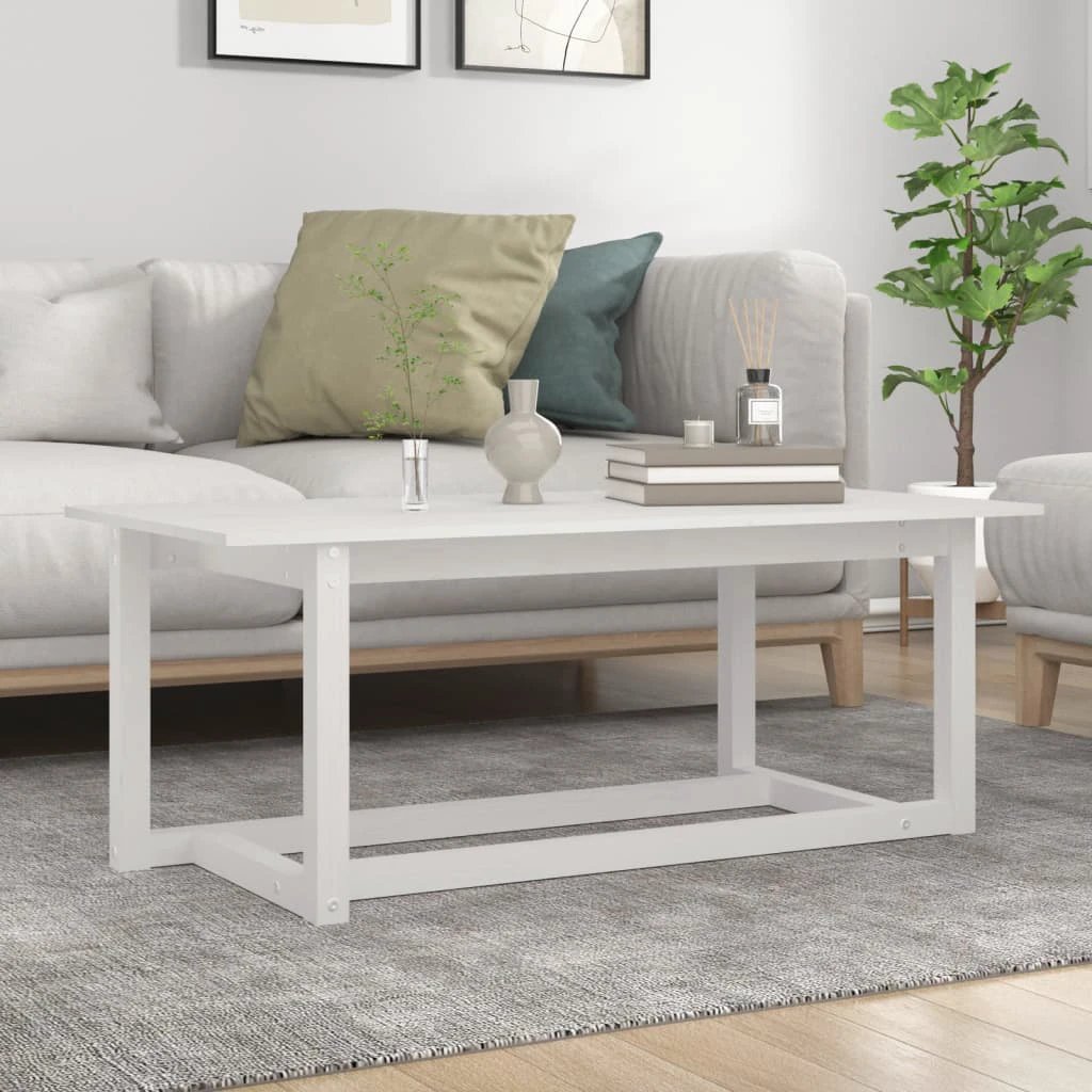 VidaXL Coffee Table 110x55x45 Pine Wood by vidaXL