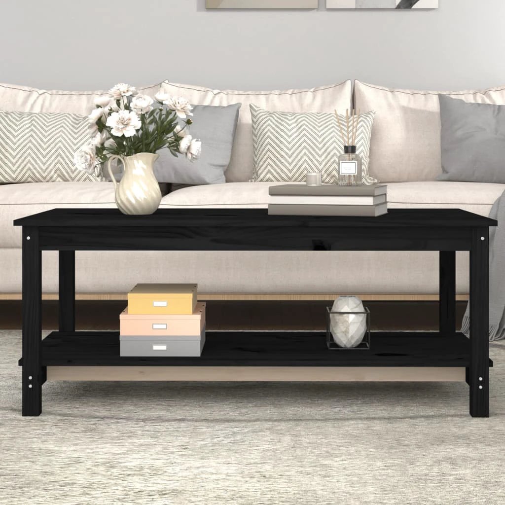 VidaXL Coffee Table 110x55x45 Solid Pine Home by vidaXL