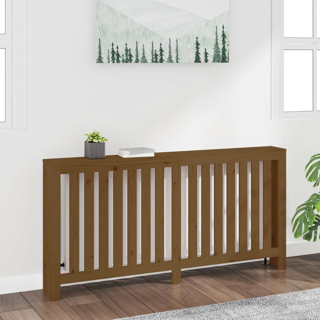 vidaXL VidaXL Radiator Cover 79.5x19x84 Rustic Decor - Radiator