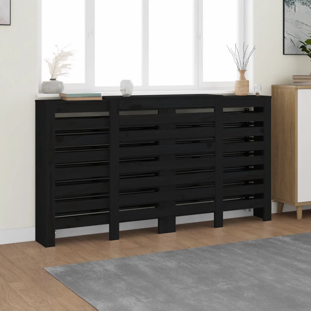 vidaXL VidaXL Radiator Cover 79.5x19x84 cm Pine Home - Radiator