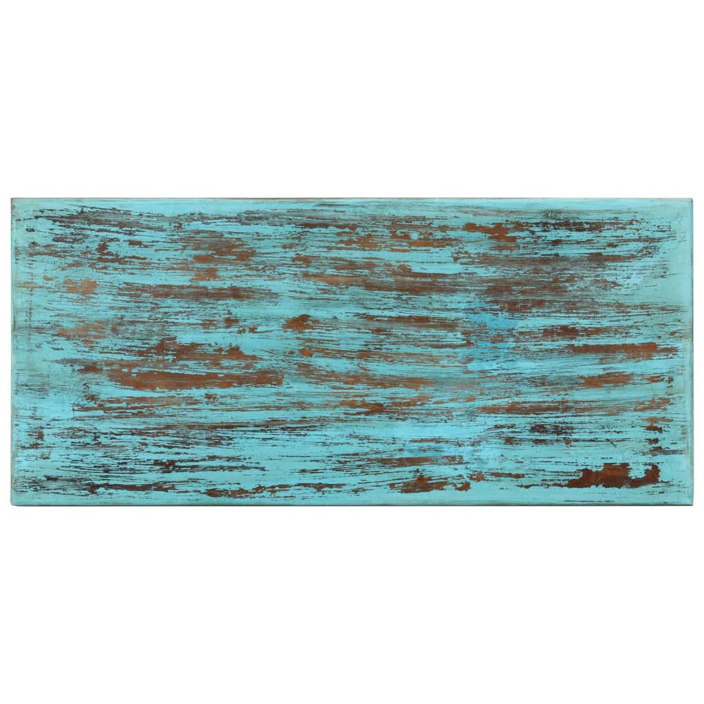 Reclaimed Teal Coffee Table 110x50x34cm Rustic by vidaXL