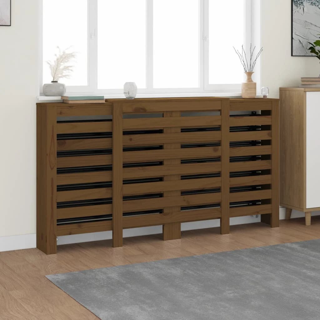 VidaXL Radiator Cover 79.5x19x84 cm Pine Home by vidaXL