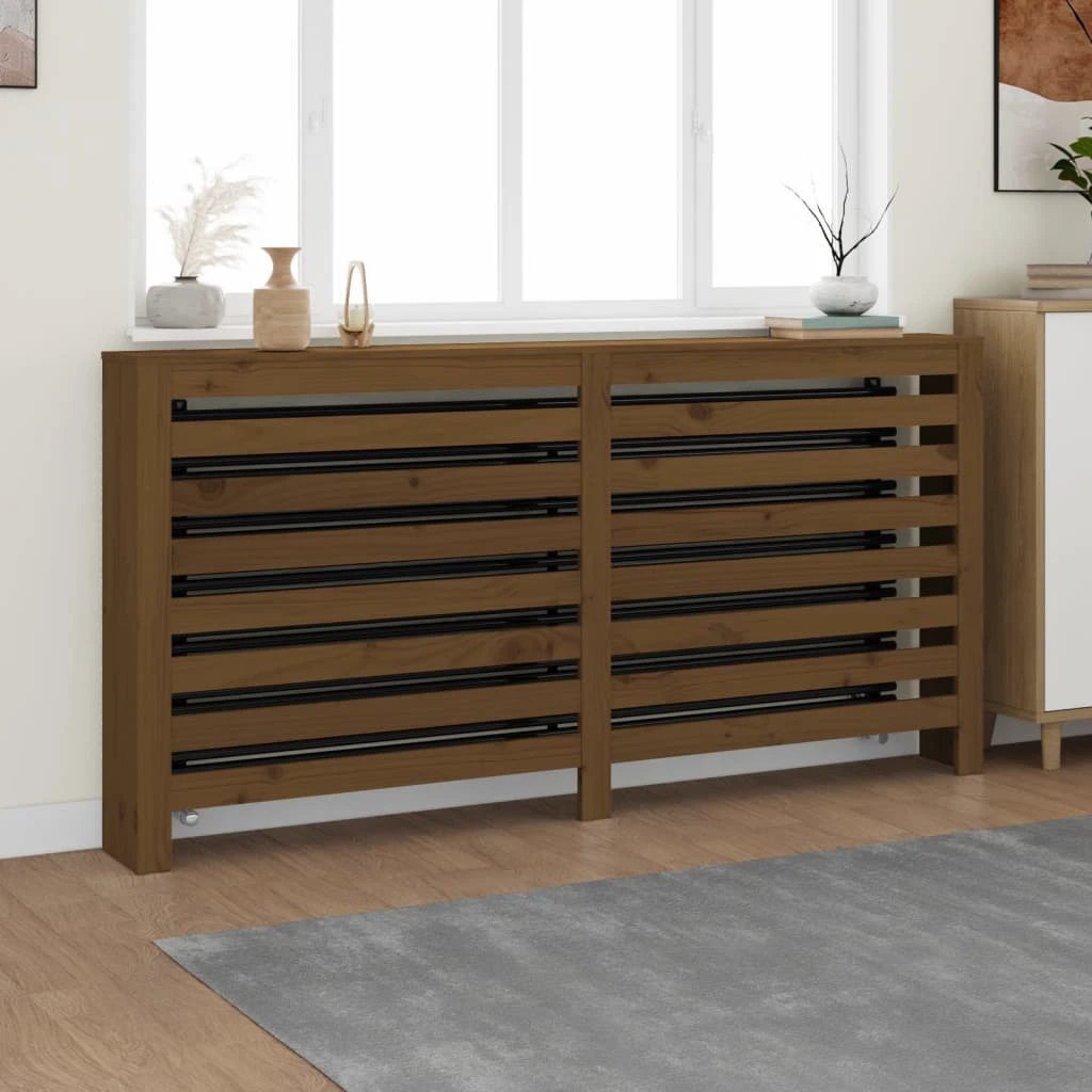 VidaXL Radiator Cover 79.5x19x84 cm Pine Home by vidaXL