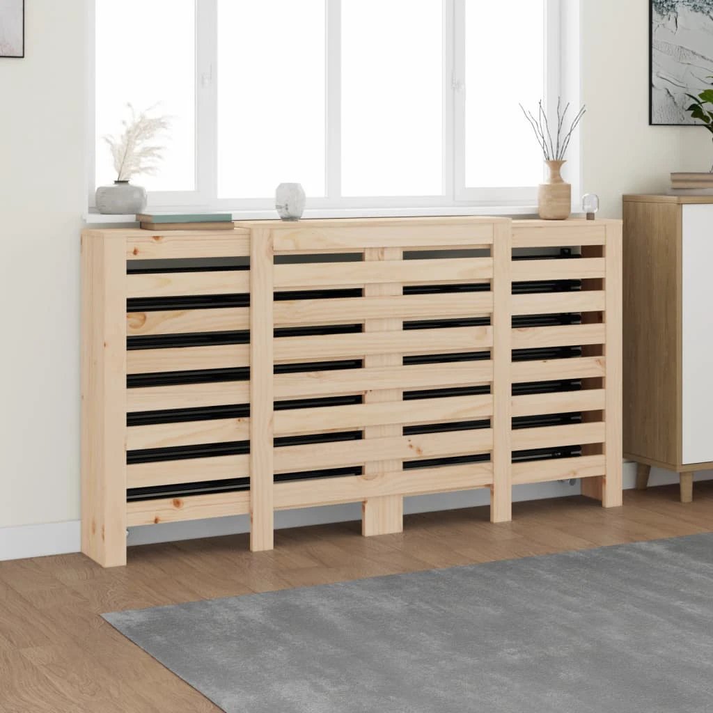 VidaXL Radiator Cover 79.5x19x84 cm Pine Home by vidaXL
